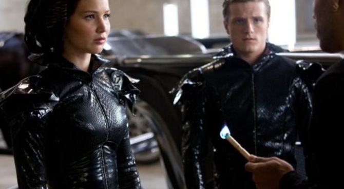 Hunger Games - Jennifer Lawrence, Josh Hutcherson e Lenny Kravitz