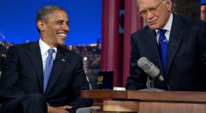Barack Obama, David Letterman