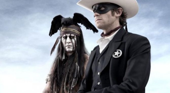 The Lone Ranger - Johnny Depp, Armie Hammer
