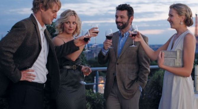 Midnight in Paris - Owen Wilson, Rachel McAdams e Michael Sheen