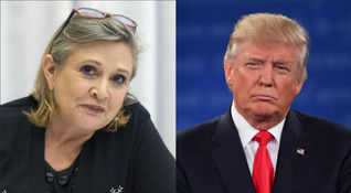 Carrie Fisher e Donald Trump