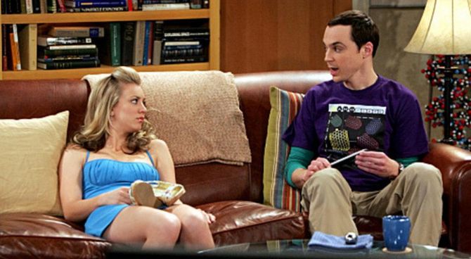 Kaley Cuoco e Jim Parsons<br>