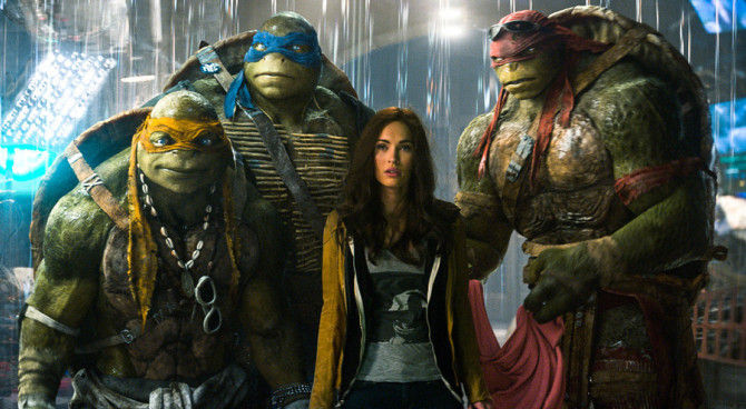 Megan Fox e le Tartarughe Ninja<br>