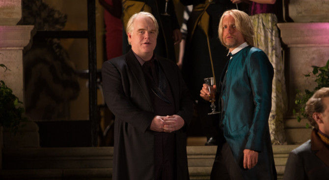 Philip Seymour Hoffman in Hunger Games<br>