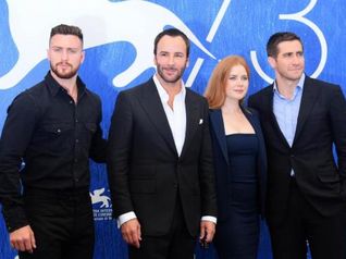 Il cast di Animali notturni a Venezia