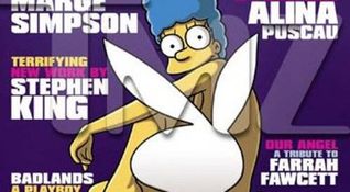 Marge Simpson su Playboy