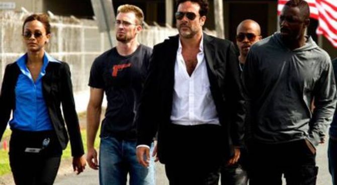 The Losers - Zoe Saldana, Chris Evans, Idris Elba e Jeffrey Dean Morgan