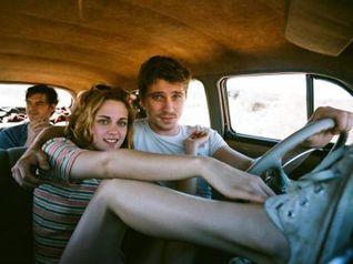 On the road - Kristen Stewart, Garrett Hedlund