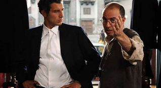 Baarìa - Il regista Giuseppe Tornatore e Francesco Scianna