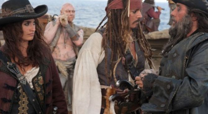 Pirati dei caraibi: Oltre i confini del mare - Penelope Cruz, Johnny Depp e Ian McShane