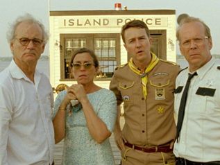 Moonrise Kingdom, Bruce Willis, Frances McDormand, Edward Norton, Bill Murray