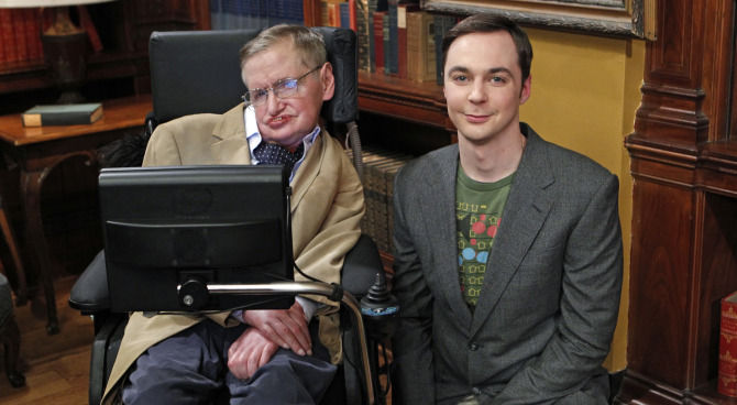 Stephen Hawking, Jim Parsons
