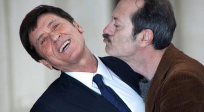 Sanremo 2012: Gianni Morandi e Rocco Papaleo