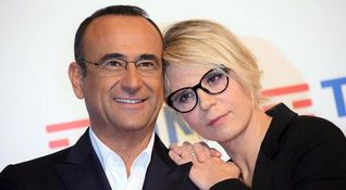 Carlo Conti e Maria De Filippi