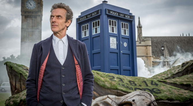Peter Capaldi nel ruolo del Doctor Who