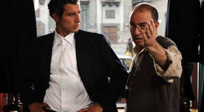 Baarìa - Il regista Giuseppe Tornatore e Francesco Scianna