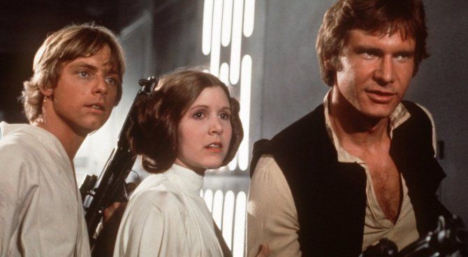 Star Wars - Mark Hamill, Carrie Fisher, Harrison Ford