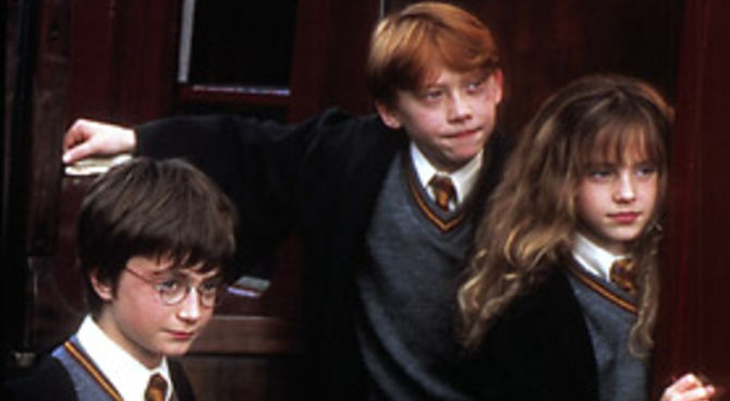 Una scena del film Harry Potter e La Pietra Filosofale