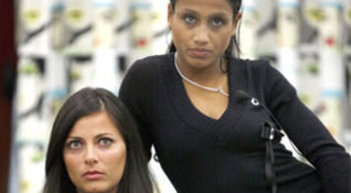Gf8. Alice e Nadia durante il collegamento
