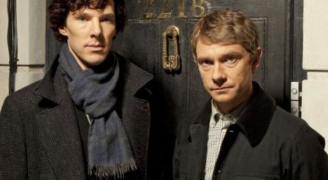 Sherlock - Benedict Cumberbatch e Martin Freeman