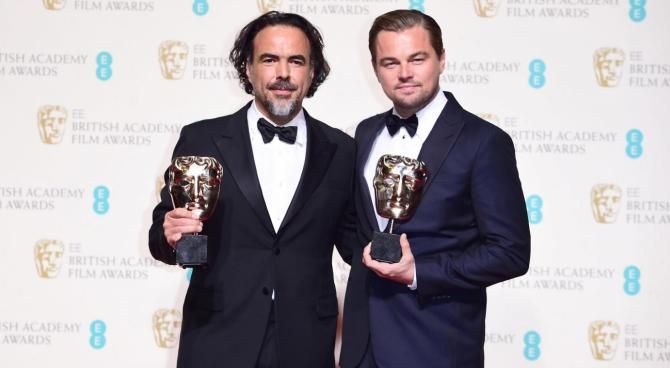 Inarritu e DiCaprio ai BAFTA