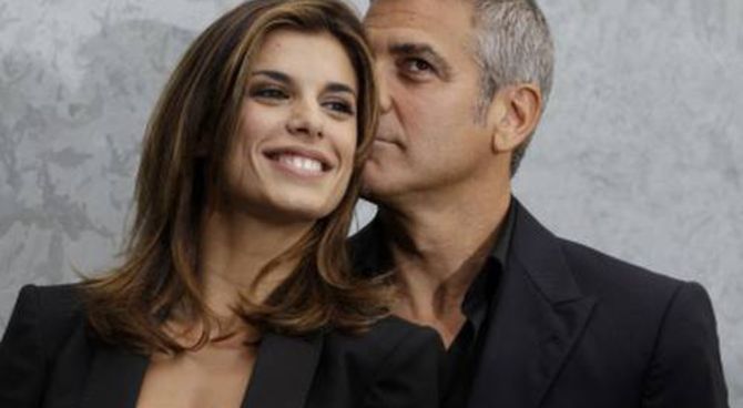 Elisabetta Canalis e George Clooney