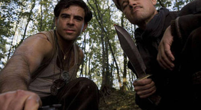 Bastardi senza gloria - Eli Roth e Brad Pitt