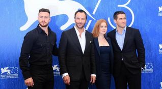 Il cast di Animali notturni a Venezia