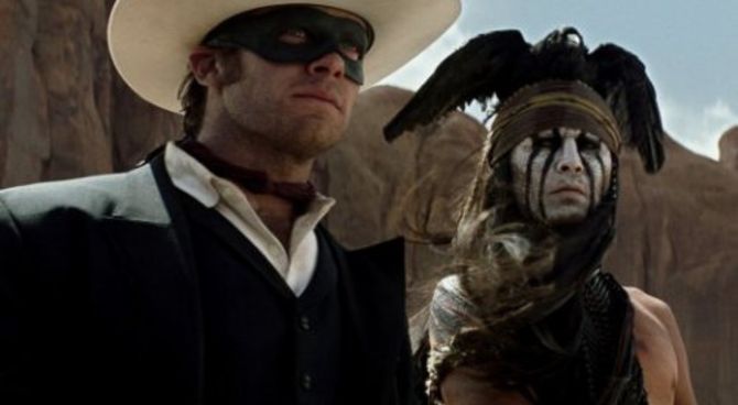 The Lone Ranger - Armie Hammer, Johnny Depp