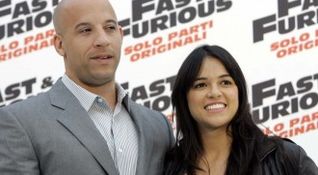 Vin Diesel e Michelle Rodriguez a tutta velocità!