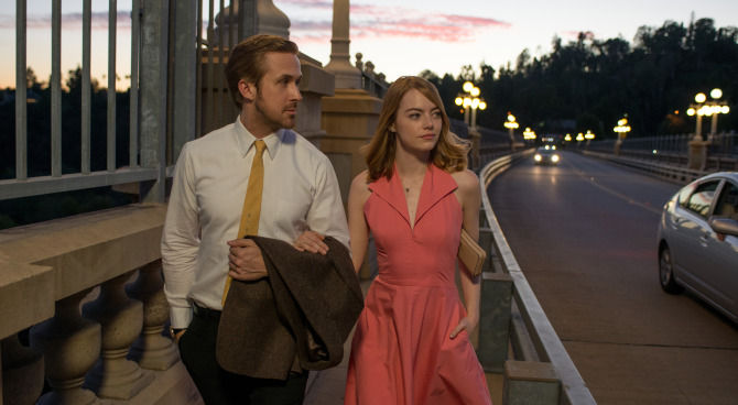 Ryan Gosling e Emma Stone in La La Land
