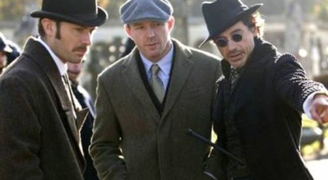 Sherlock Holmes - Robert Downey Jr., Guy Ritchie e Jude Law