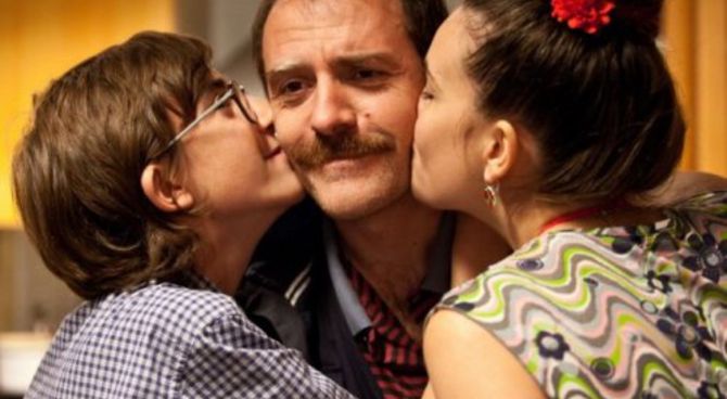 Il comandante e la cicogna - Valerio Mastandrea, Serena Pinto e Luca Dirodi
