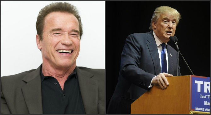 Arnold Schwarzenegger, Donald Trump