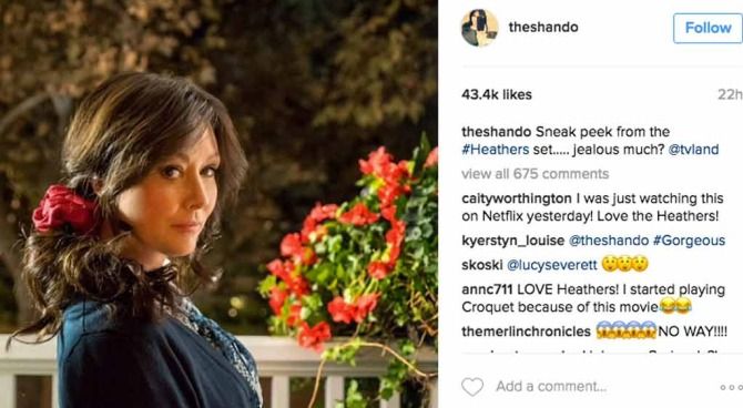 Shannen Doherty su Instagram