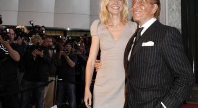 Valentino e Gwyneth Paltrow alla première di L'ultimo imperatore