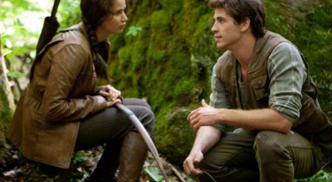 Hunger Games - Jennifer Lawrence, Liam Hemsworth