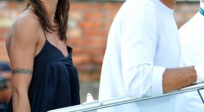 Clooney e la Canalis a Venezia