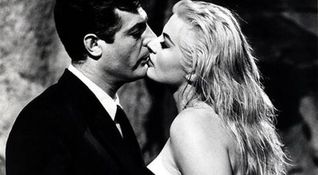 La dolce vita - Marcello Mastroianni e Anita Ekberg