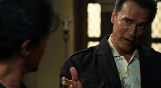 The Expendables - Sylvester Stallone e Arnold Schwarzenegger