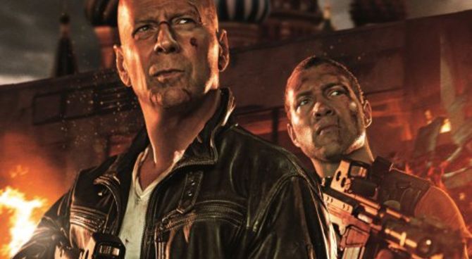 Die Hard - Un buon giorno per morire - Bruce Willis, Jai Courtney