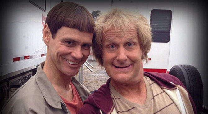Dal set di Dumb and Dumber to