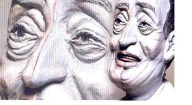 Una caricatura dell'attore Totò