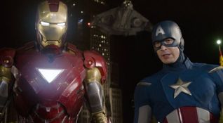 The Avengers - Robert Downey Jr. e Chris Evans