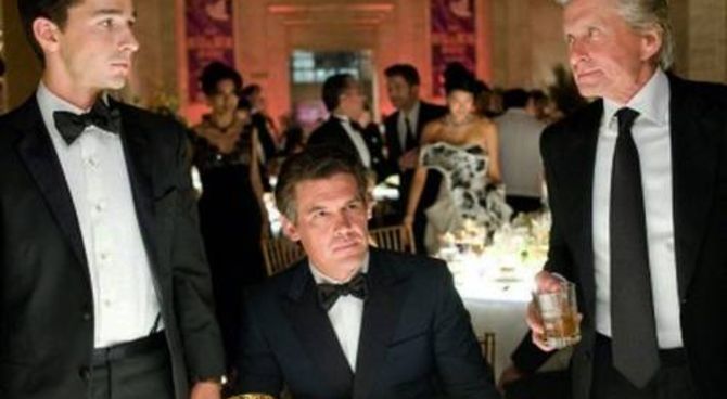 Wall Street: Il denaro non dorme mai - Shia LaBeouf, Josh Brolin e Michael Douglas