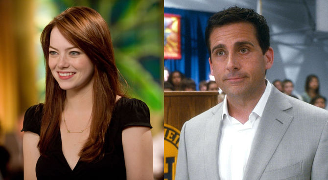Emma Stone e Steve Carell
