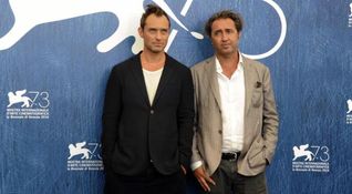 Paolo Sorrentino e Jude Law