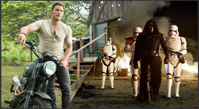 Jurassic World / Star Wars: Il risveglio della Forza