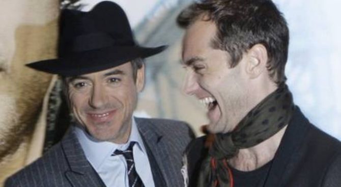 Sherlock Holmes - Robert Downey Jr. e Jude Law