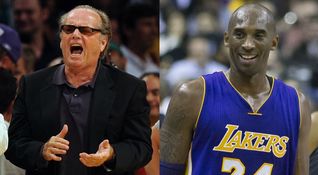 Jack Nicholson, Kobe Bryant